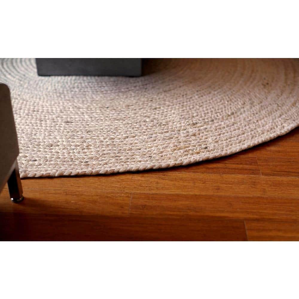 4 x 4 ft. Kerala Ivory Jute Rug