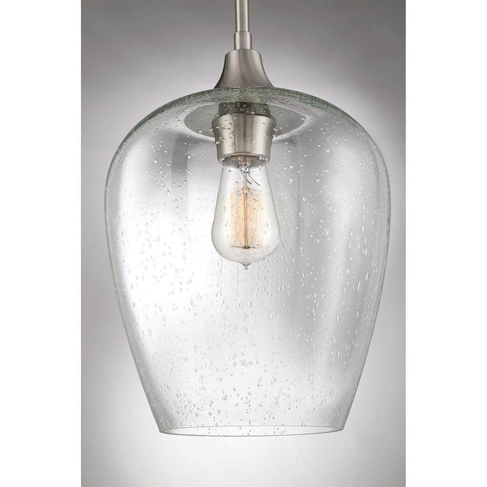 Quoizel Lighting Towne 1 - Light Pendant in  Brushed Nickel