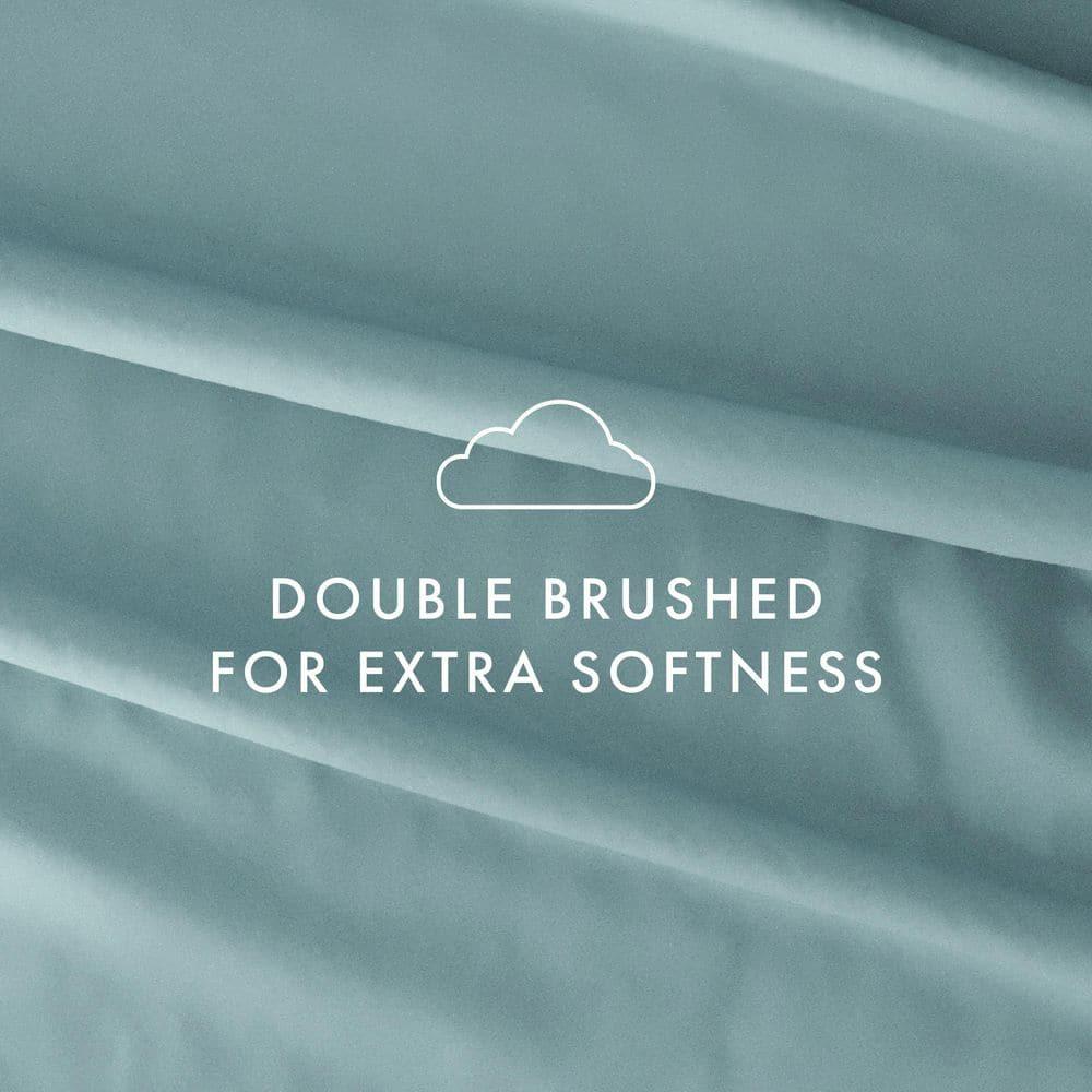 Simply Soft Brushed Microfiber Solid 6 Piece Sheet Set