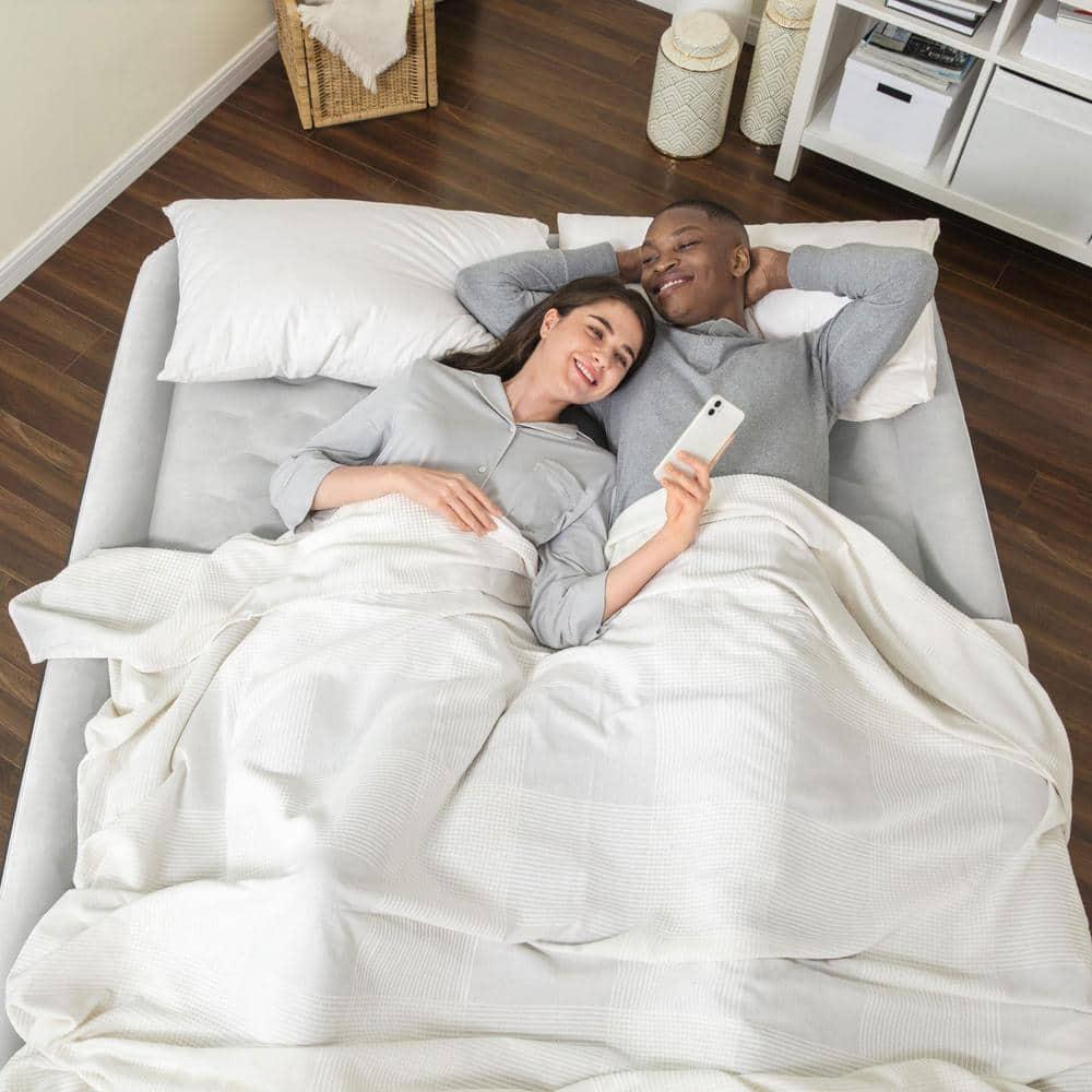 Bestway Sealy Tritech Inflatable Air Mattress Bed Queen 20" with Built-In AC Pump & Bag