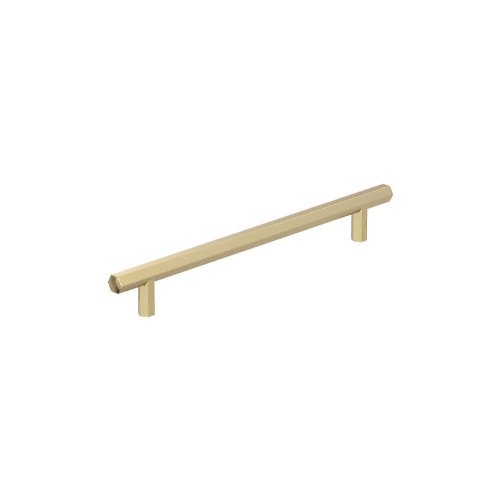 Amerock Caliber 7-9/16 inch (192mm) Center-to-Center Golden Champagne Cabinet Pull