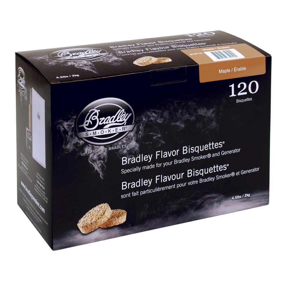 Bradley Smoker Smoking Bisquettes Maple Wood 120Pk