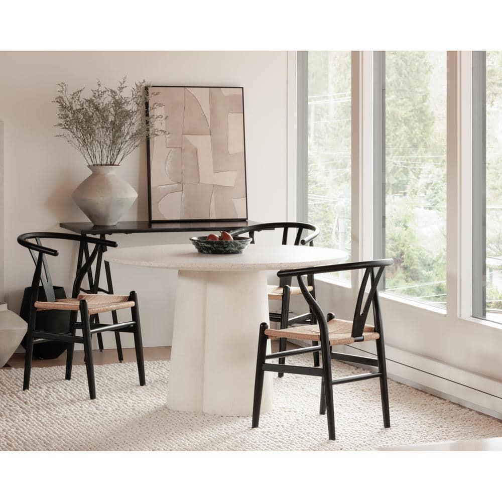 Cylia Dining Chair (Set of 2) - Black and Natural