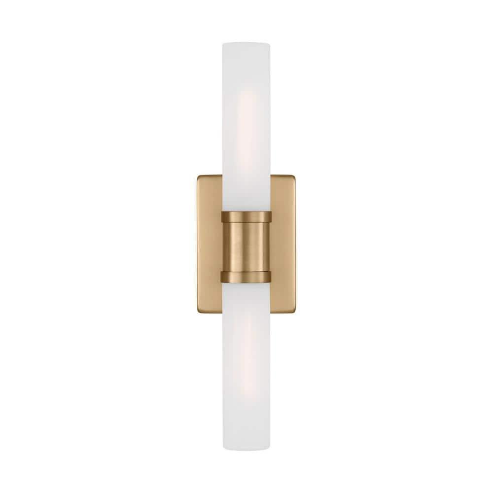 Evelien 2 Light Frosted Dimmable Vanity Light