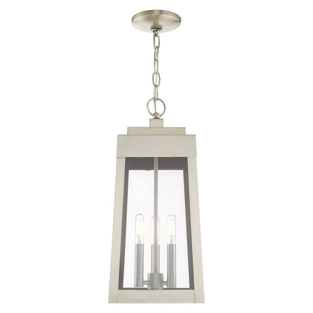Livex Lighting Oslo 3 - Light Pendant in  Brushed Nickel