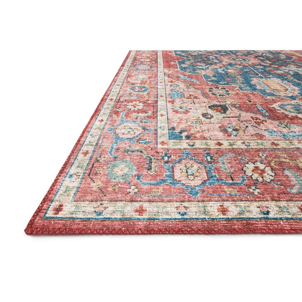 Loloi II Skye Oriental Brick / Ocean Area Rug