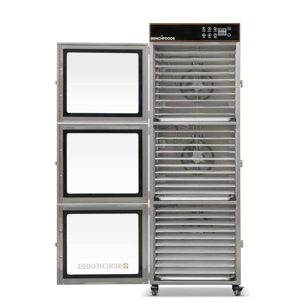 BenchFoods 3 Zone / 30 Tray / 53 sq.ft Tray Area / Premium Commercial Dehydrator