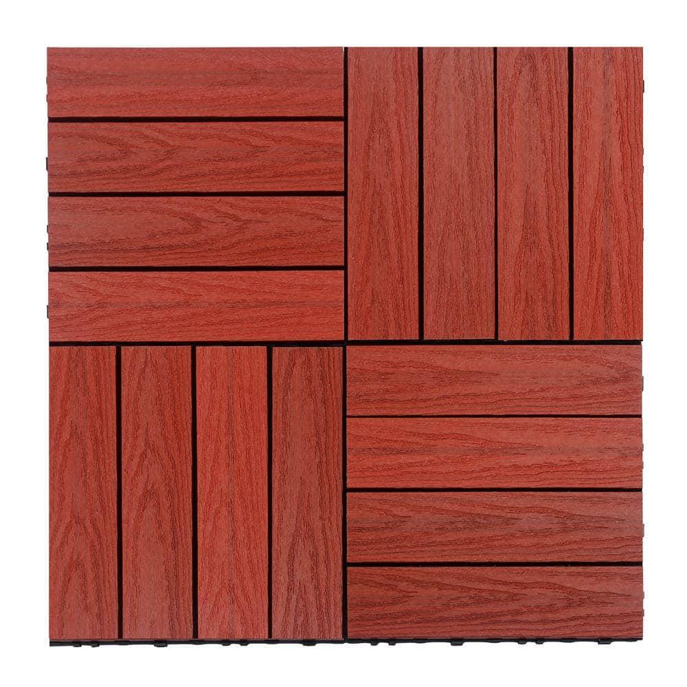 UltraShield Naturale Composite 12" x 12" Interlocking Deck Tile