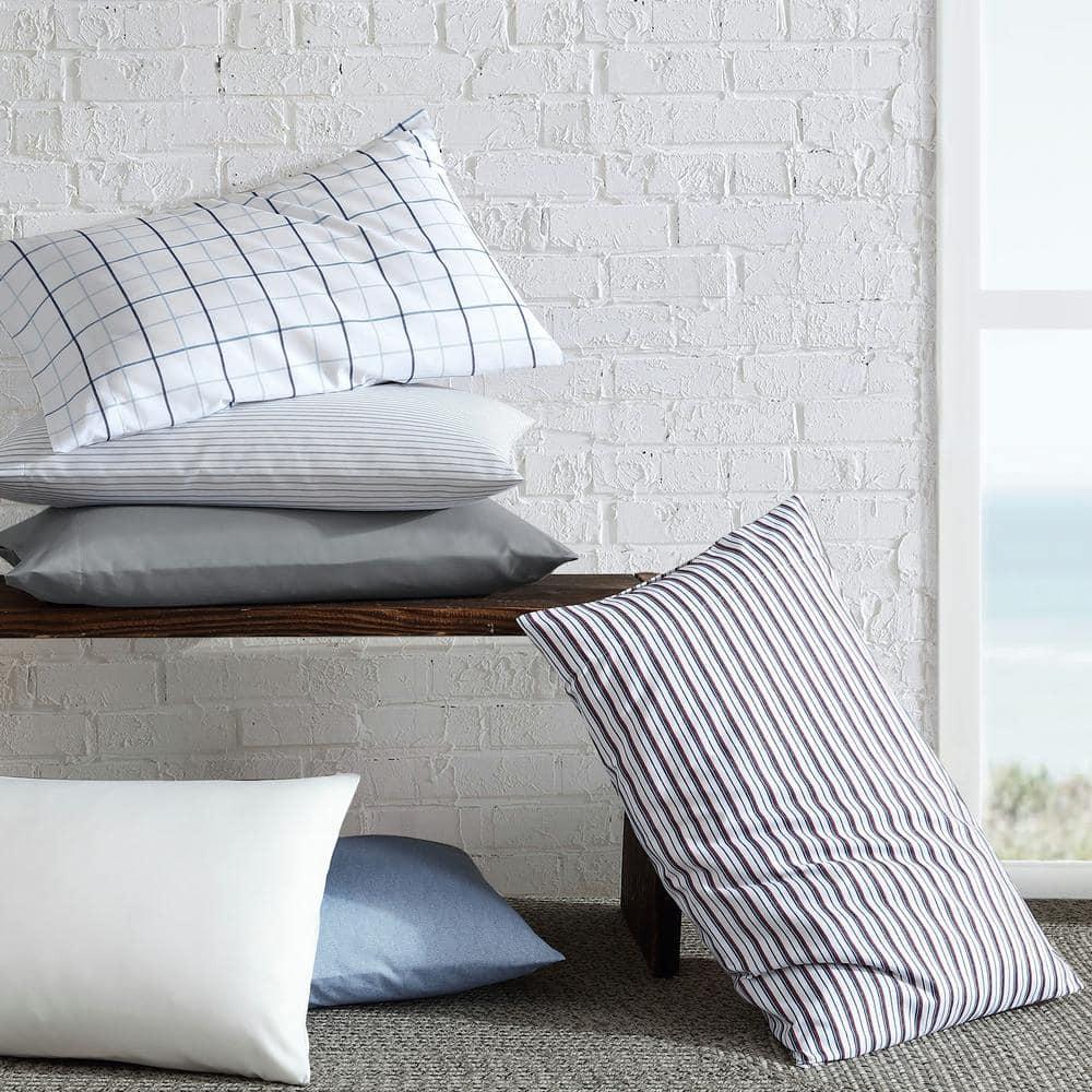 Nautica Microfiber Stripe Nautica Fitted Sheet and Standard Pillowcase Sets