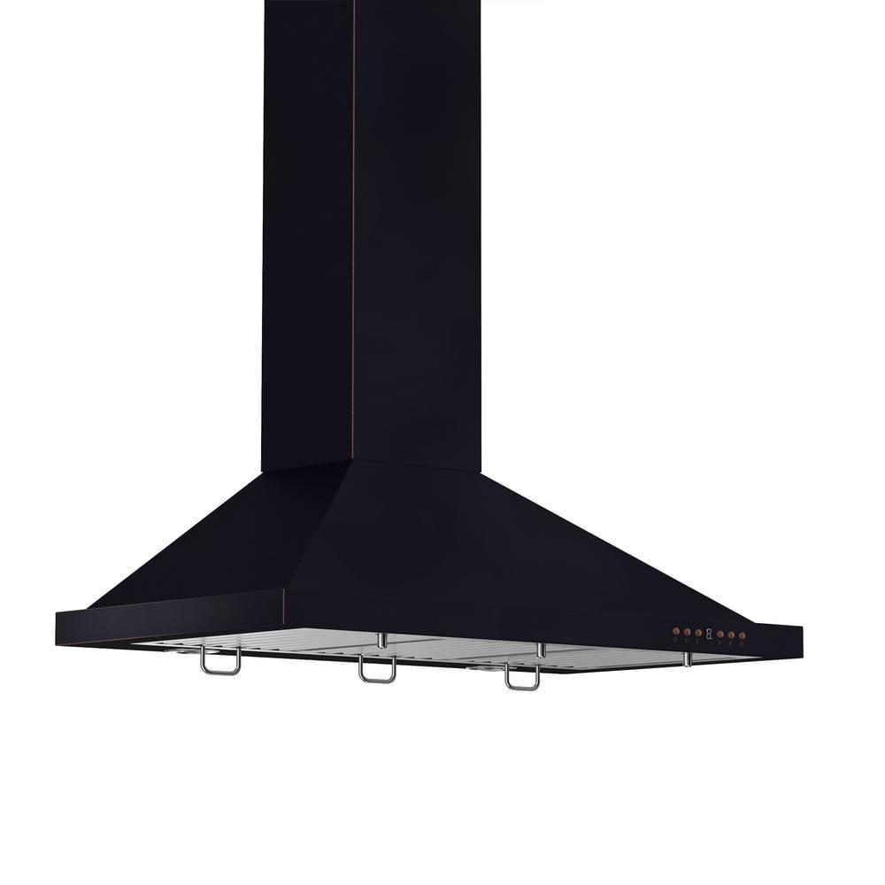Satin ZLINE 30 in. Designer Series Satin Stainless Steel Convertible Vent Wall Mount Range Hood