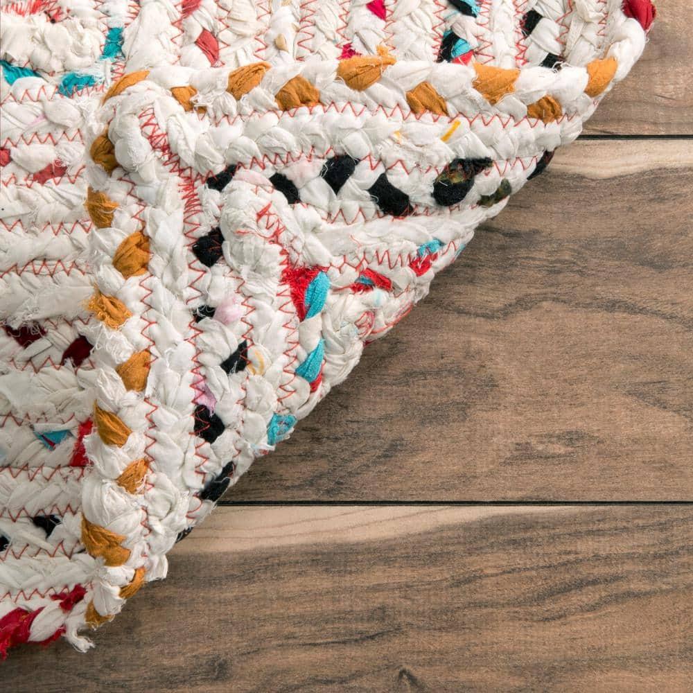 nuLOOM Tammara Hand Braided Area Rug, 3' x 5', Ivory