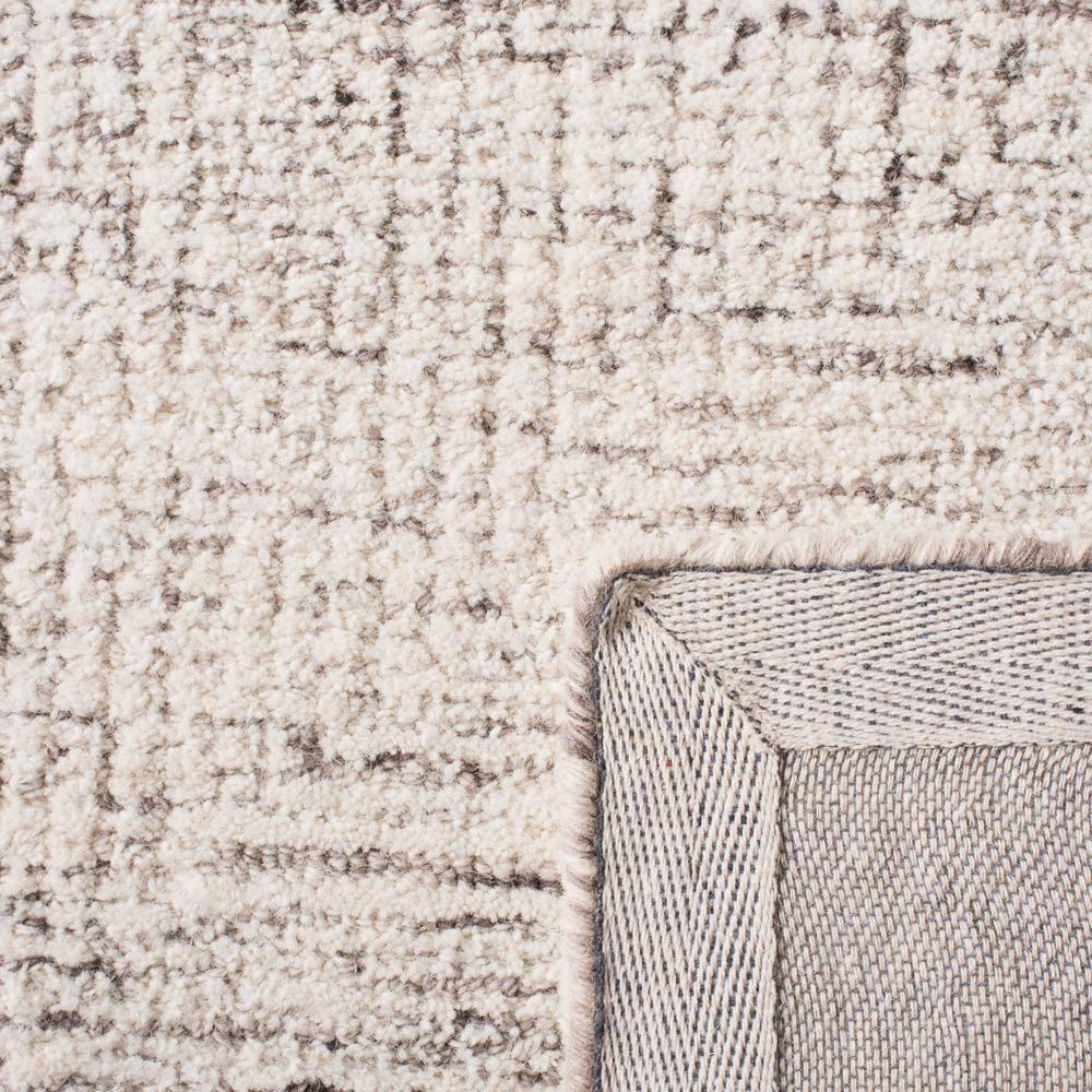 Abstract ABT349 Hand Tufted Area Rug - Ivory/Grey - 6' X 6' Square - Safavieh.