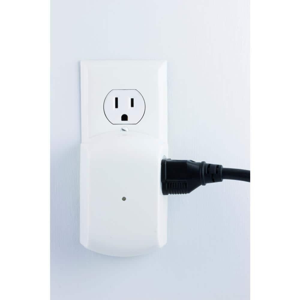 GE Wireless Light Control with Wall Switch, 1-Grounded Outlet, 18279