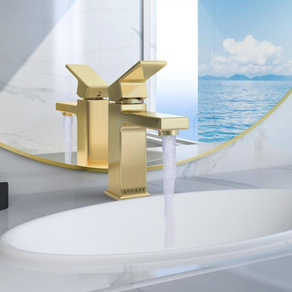 Lulani Capri Single Hole Bathroom Faucet with Drain Assembly