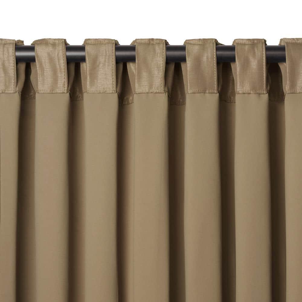All Seasons Single Blackout Window Curtain Panel - 52" x 108" - Antique Gold - Elrene Home Fashions