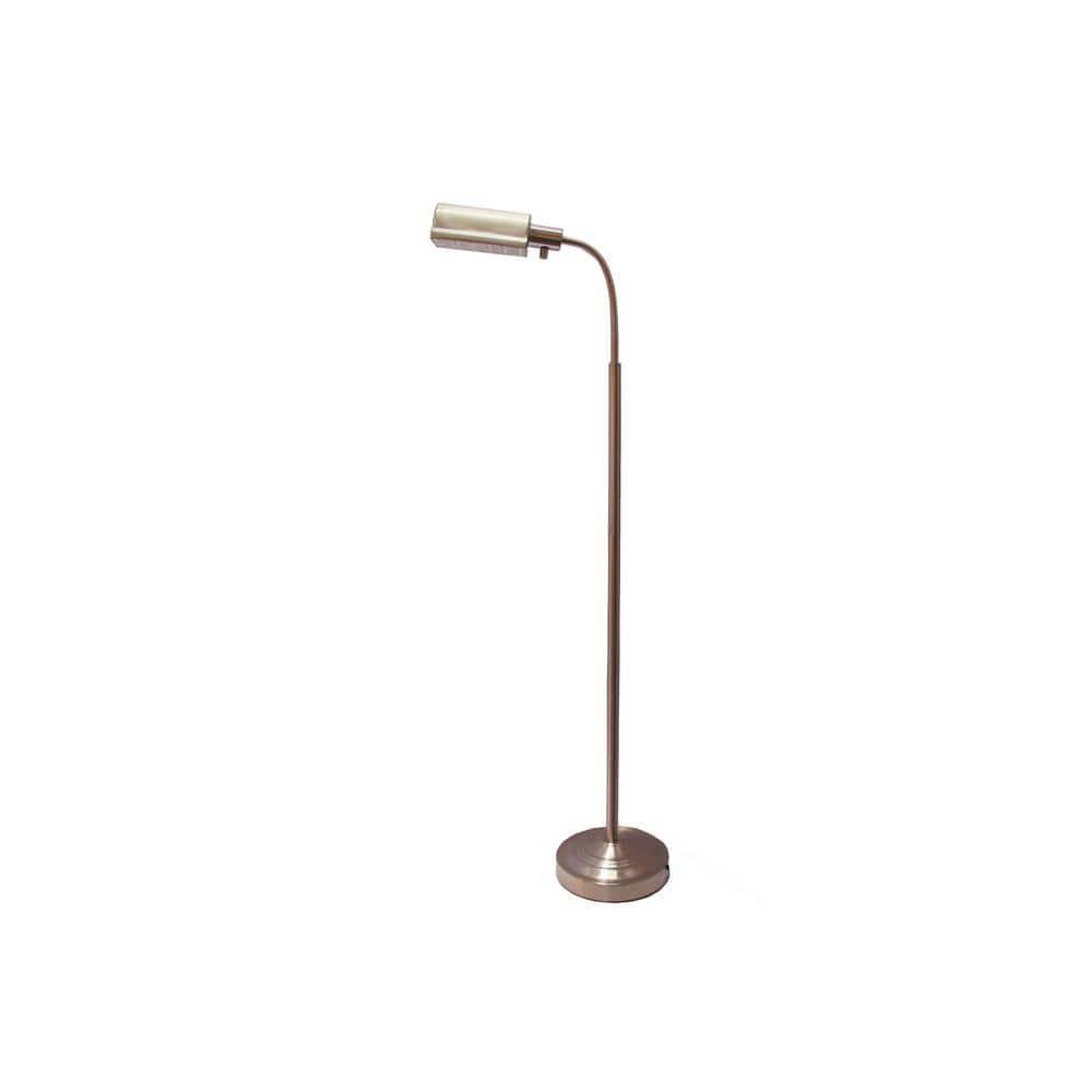 daylight24 Natural Daylight Battery Operated Cordless Floor Lamp, Brushed Nickel