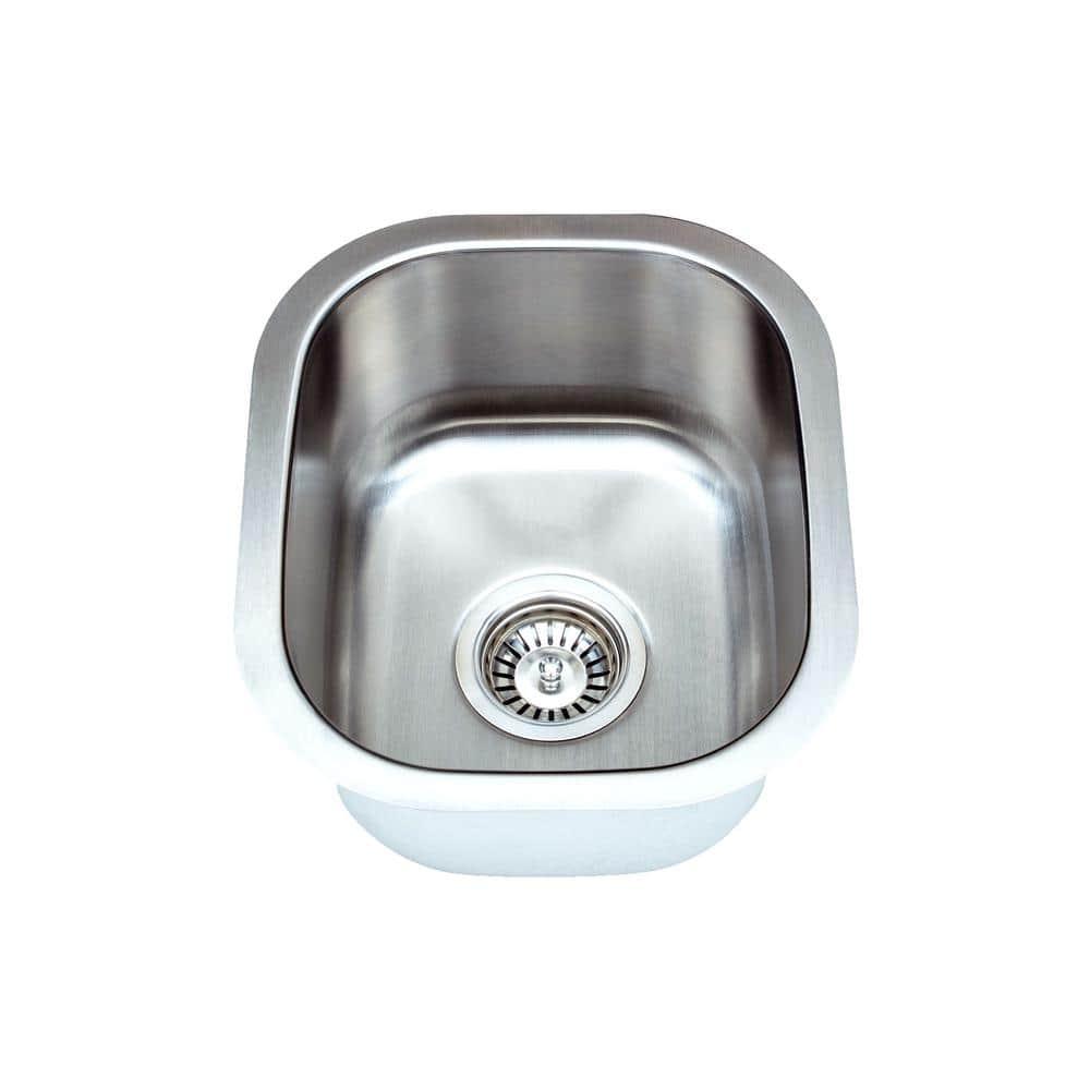 Craftsmen Series 15'' L Undermount Single Bowl Stainless Steel Kitchen Sink