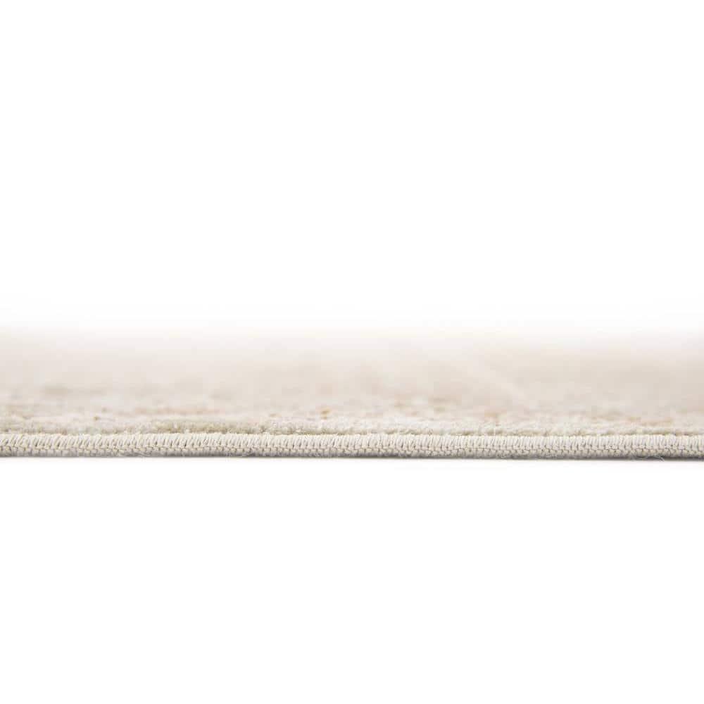 Unique Loom Chateau Collection Area Rug - Jefferson (5' 1" x 8' Rectangle Beige/Light Brown)