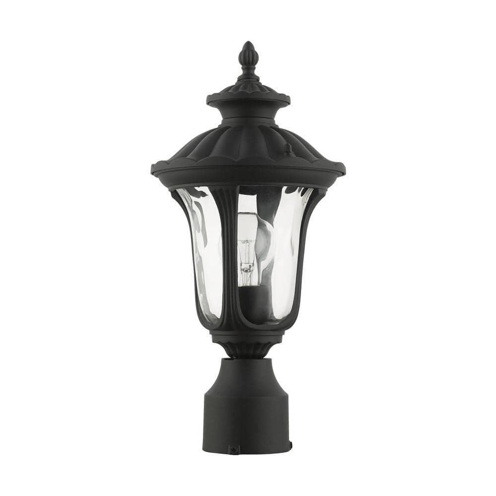 Livex Lighting Oxford 1 - Light Post Light in  Textured Black