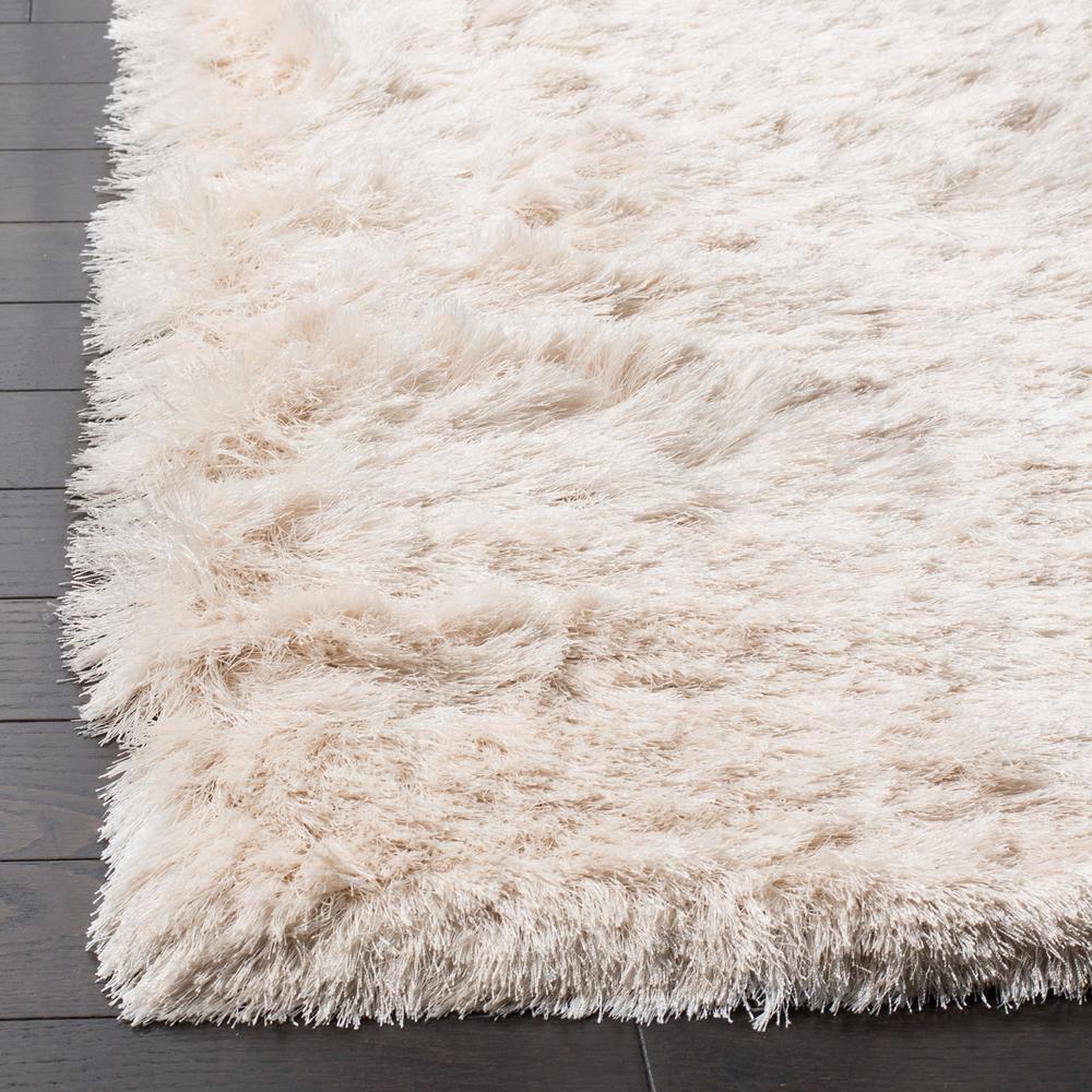 Paris Shag SG511 Hand Tufted Indoor Area Rug - Ivory - 8'x10' - Safavieh