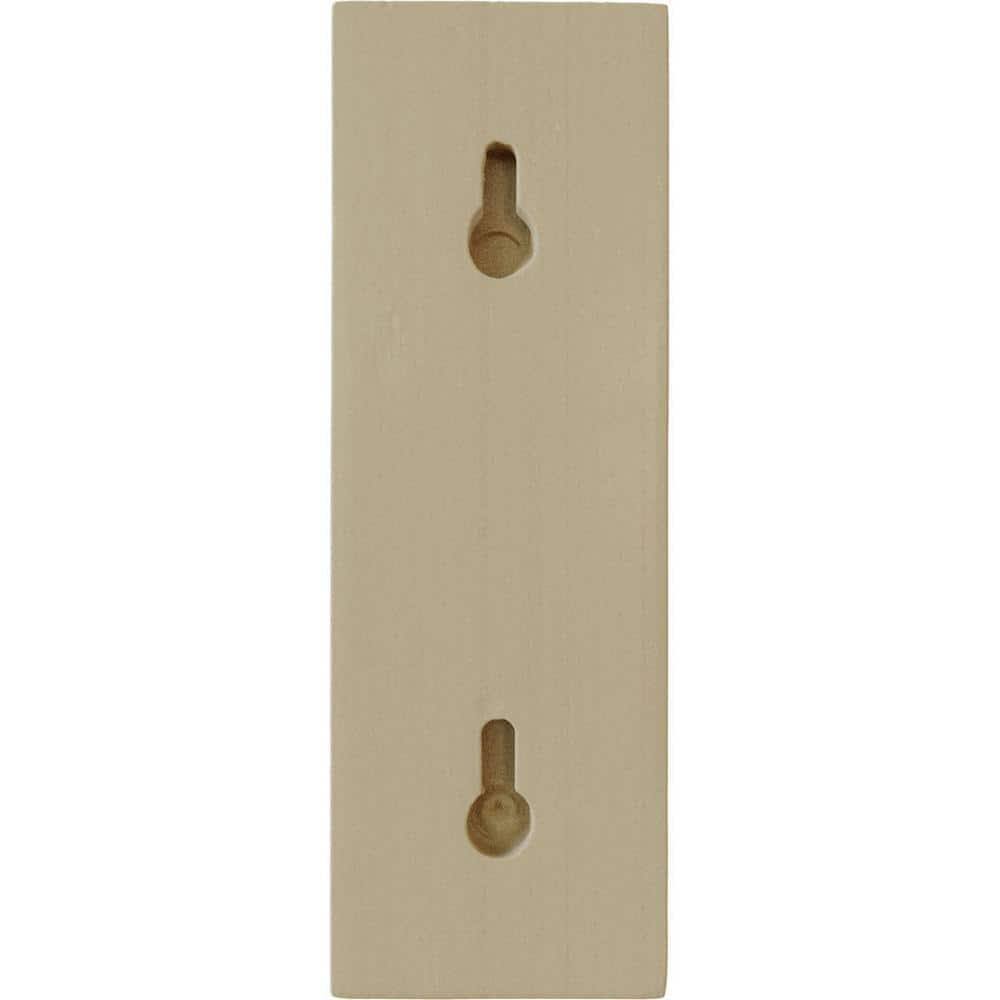Ekena Millwork Traditional H 2.5'' W D Wood Bracket / Corbel