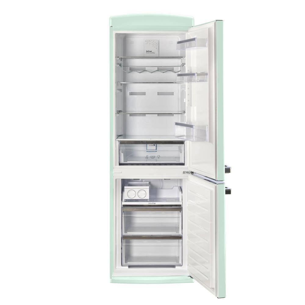 Unique Appliances Classic Retro 24 In 12 Cu.ft Bottom Mount Fridge Auto Defrost, Energy Star Certified, Counter Depth UGP-340L LG AC