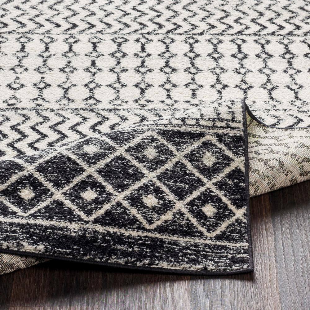 Livabliss Elaziz Global Area Rug,7'10" x 10'2",Black