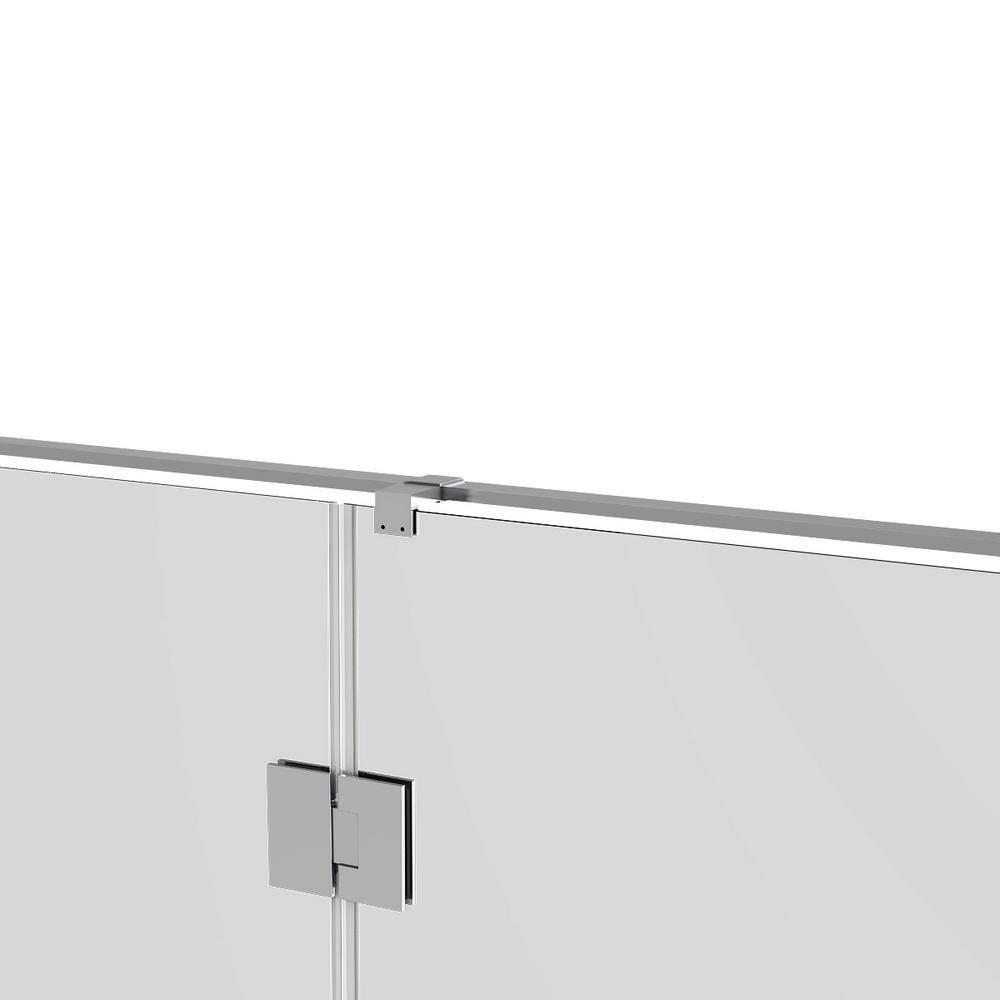 A&E Bath and Shower 48'' - W x 74'' H Door with Tani-48-CHR