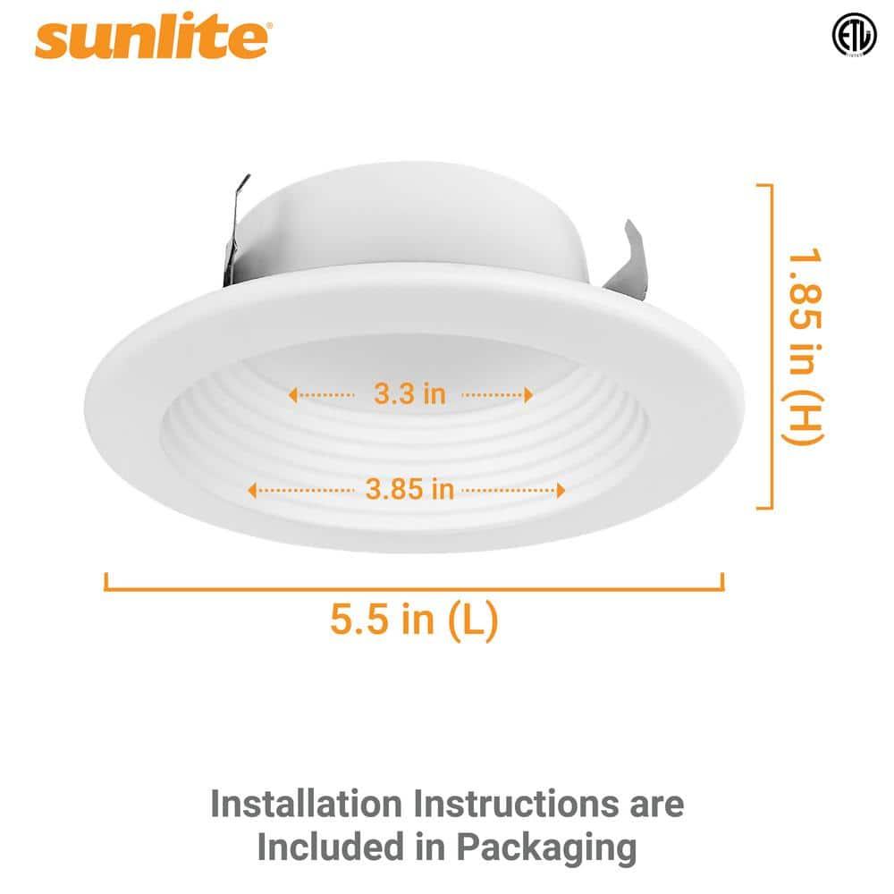 5.5'' Selectable Color Temperature LED Retrofit Recessed Lighting Kit
