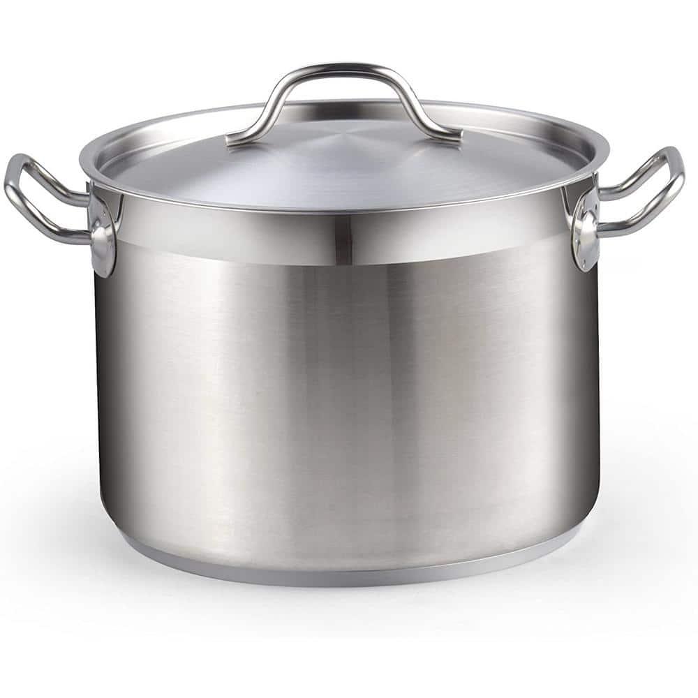 Cooks Standard Cooks Standard Professional Stainless Steel Stock Pot with Lid, Silver