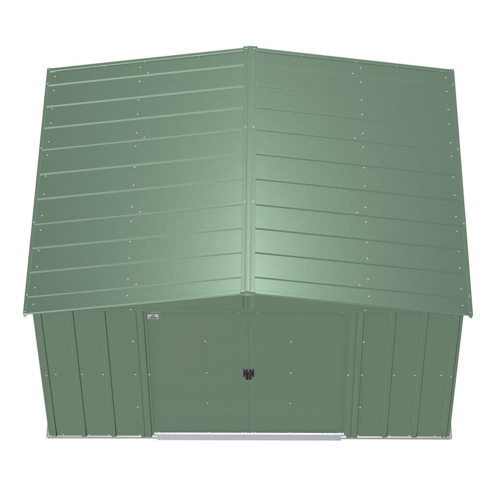 10 ft. W x 8 ft. D Metal Storage Shed