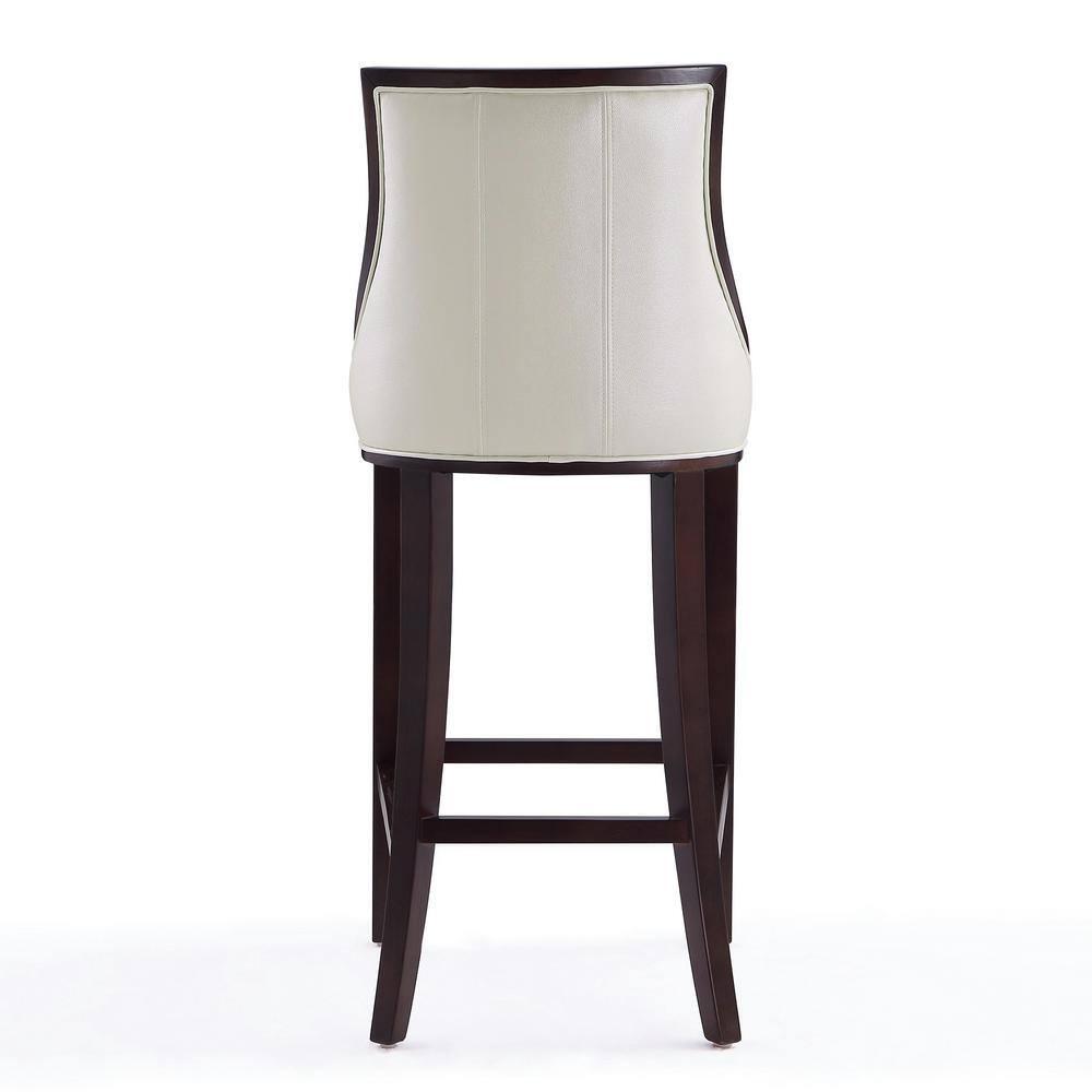 Set of 3 Fifth Avenue 31.5" Beech Wood Barstools with Footrest - Manhattan Comfort