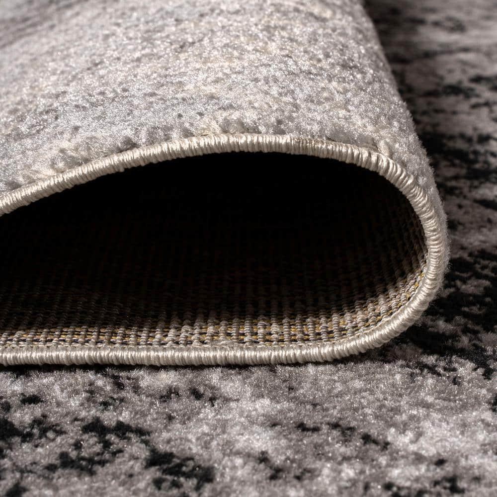 5'x8' Dune Modern Abstract Area Rug, Cream/Gray - JONATHAN Y