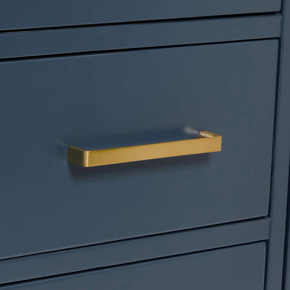 Cambridge 54'' Single Bathroom Vanity with Carrara Marble Top