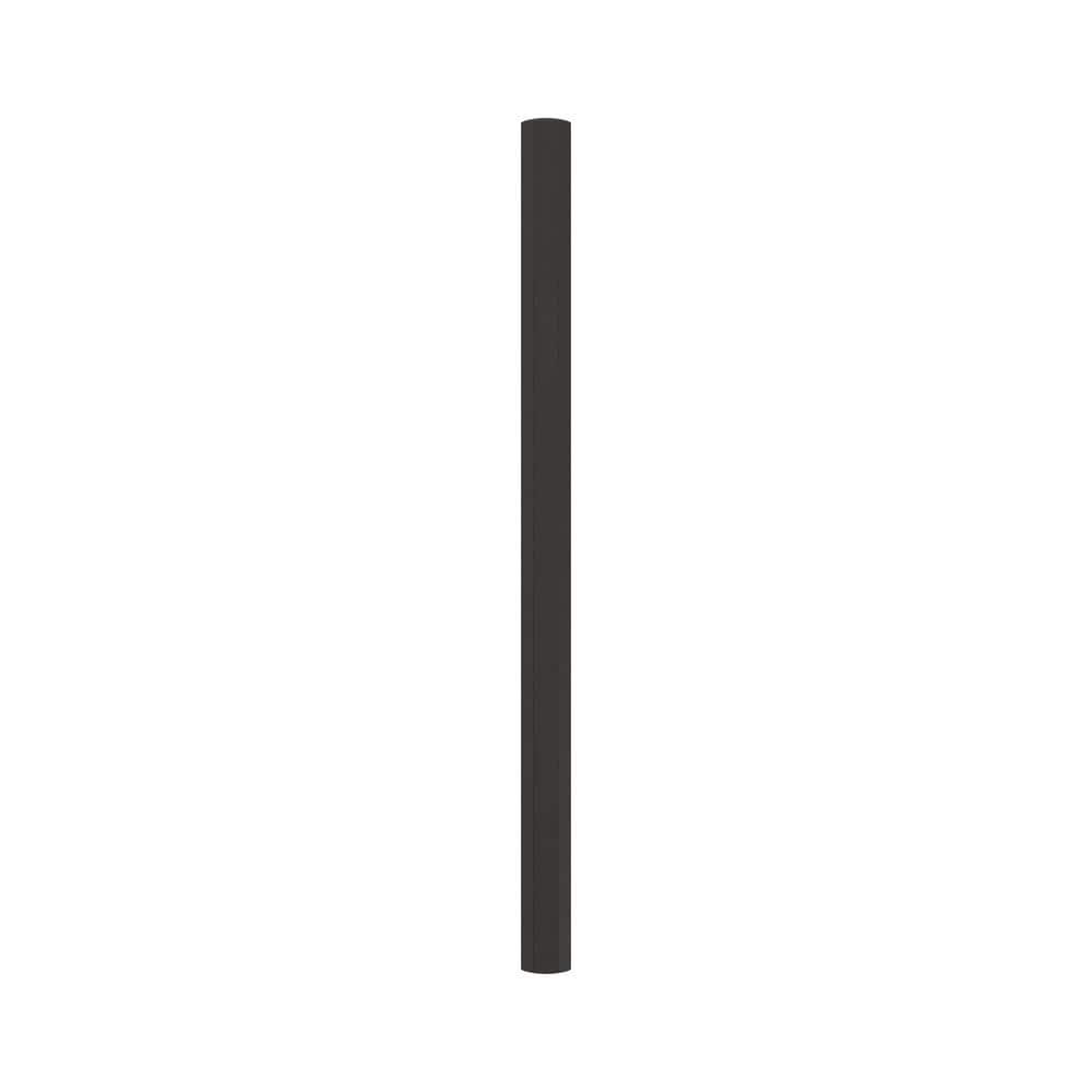 Amerock Caliber 6-5/16 inch (160mm) Center-to-Center Matte Black Cabinet Pull