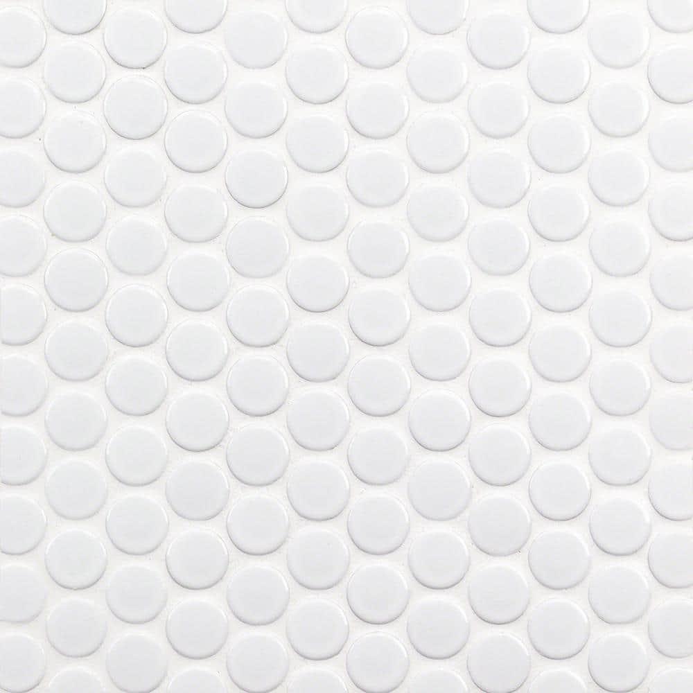 Zen 12.32'' W x 12.99'' L Ceramic Penny Round Mosaic Floor and Wall Tile (1.11 sq. ft./ each)