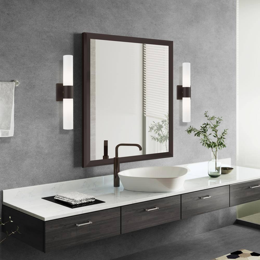 Livex Lighting Aero Bronze ADA 2-Light Vanity Sconce