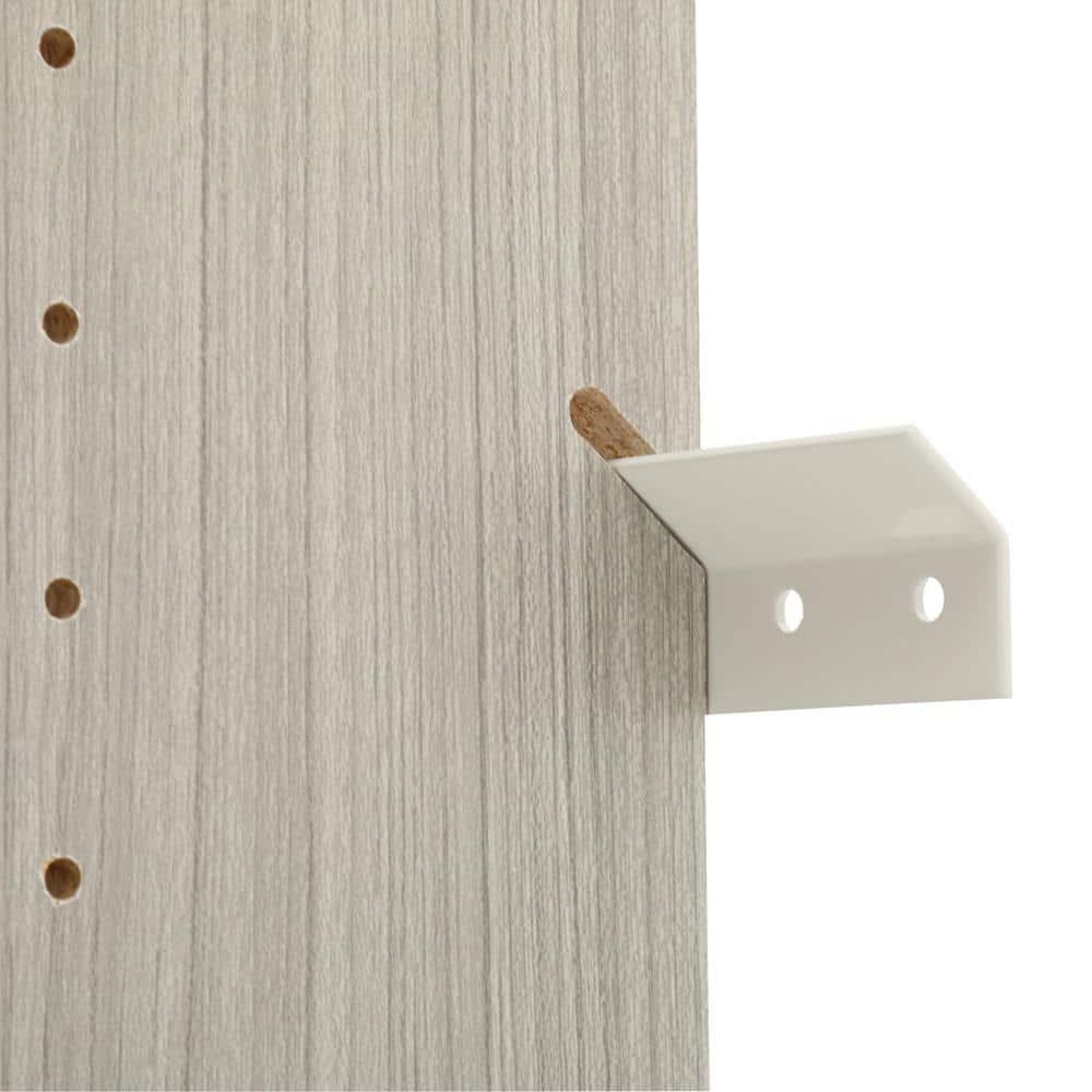 Easy Track Ph42 30-1/2" Wide Corner Closet Organizer System - Grey