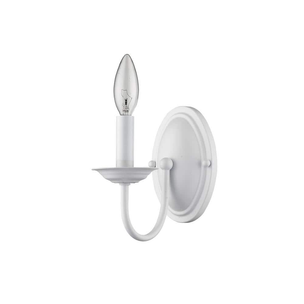Livex Lighting Home Basics 1 - Light Wall Light in  White