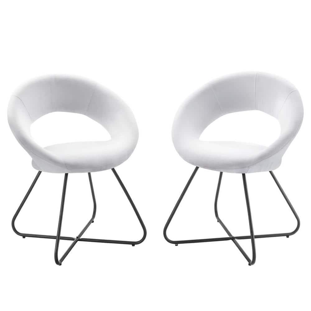 Modway Modway Nouvelle Upholstered Fabric Dining Chair Set of 2