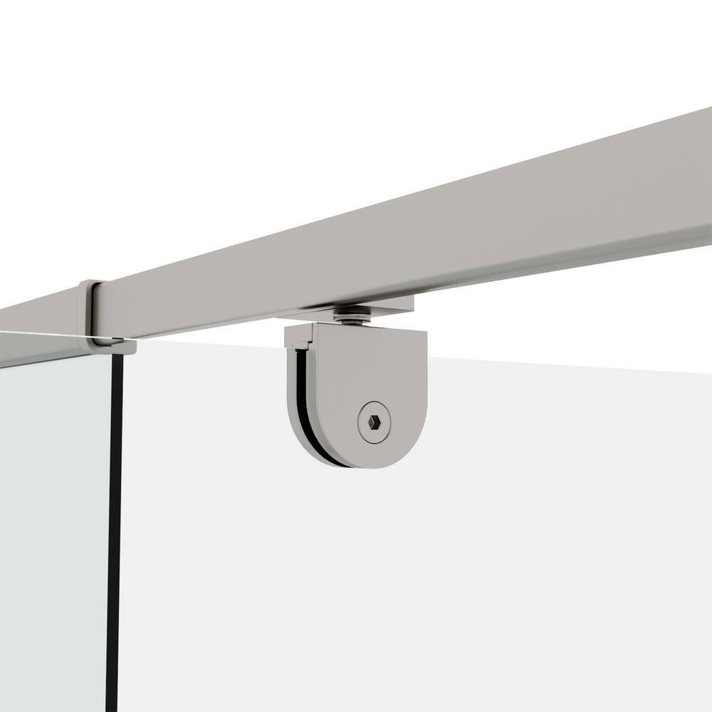 RAY'S RUGS & FLOORING LLC 12RRFR142467LTS 56-60" W x 71" H Pivot Frame Sliding Shower Door with 6mm Tempered Glass