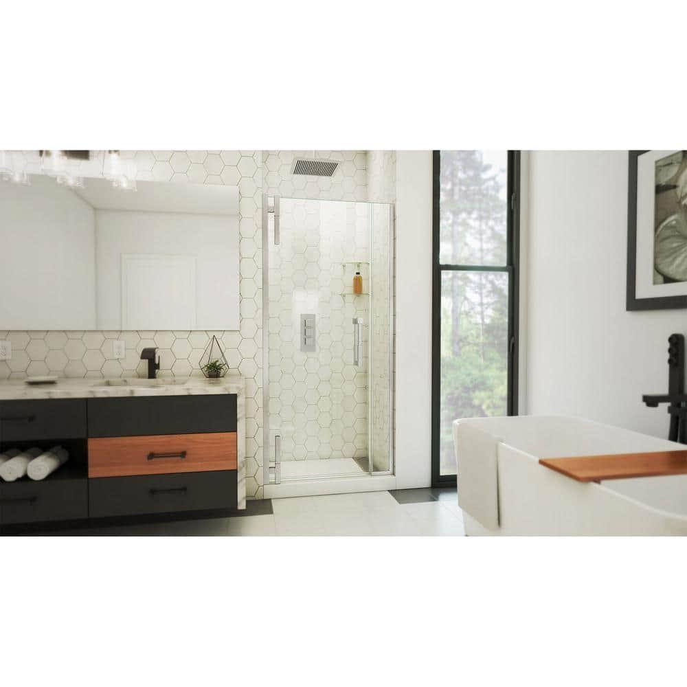 DreamLine Ascend 36-37 in. W x 72 in. H Frameless Pivot Shower Door
