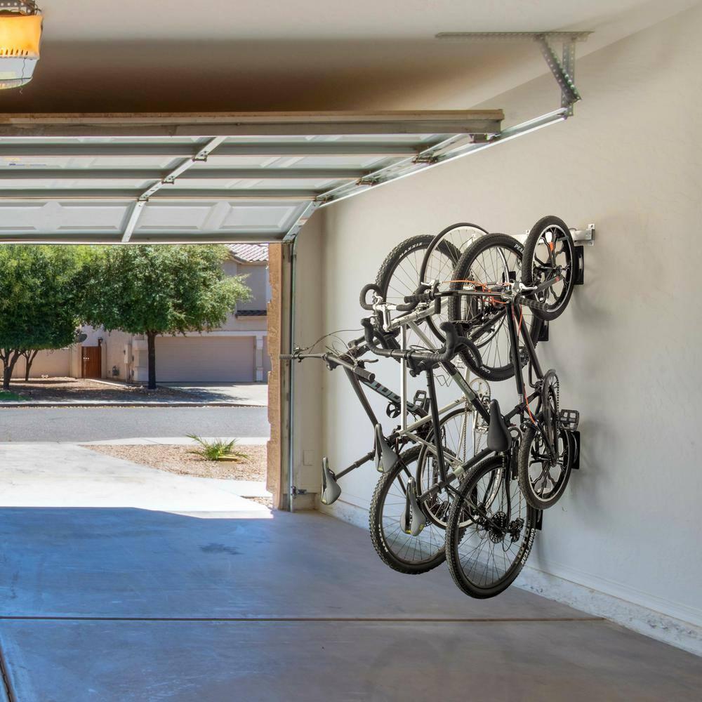 4 Bike Wall Mounted Bike Rack