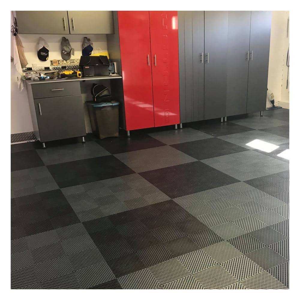 Swisstrax Ribtrax Swisstrax 12'' W x 12'' L Garage Flooring Tiles