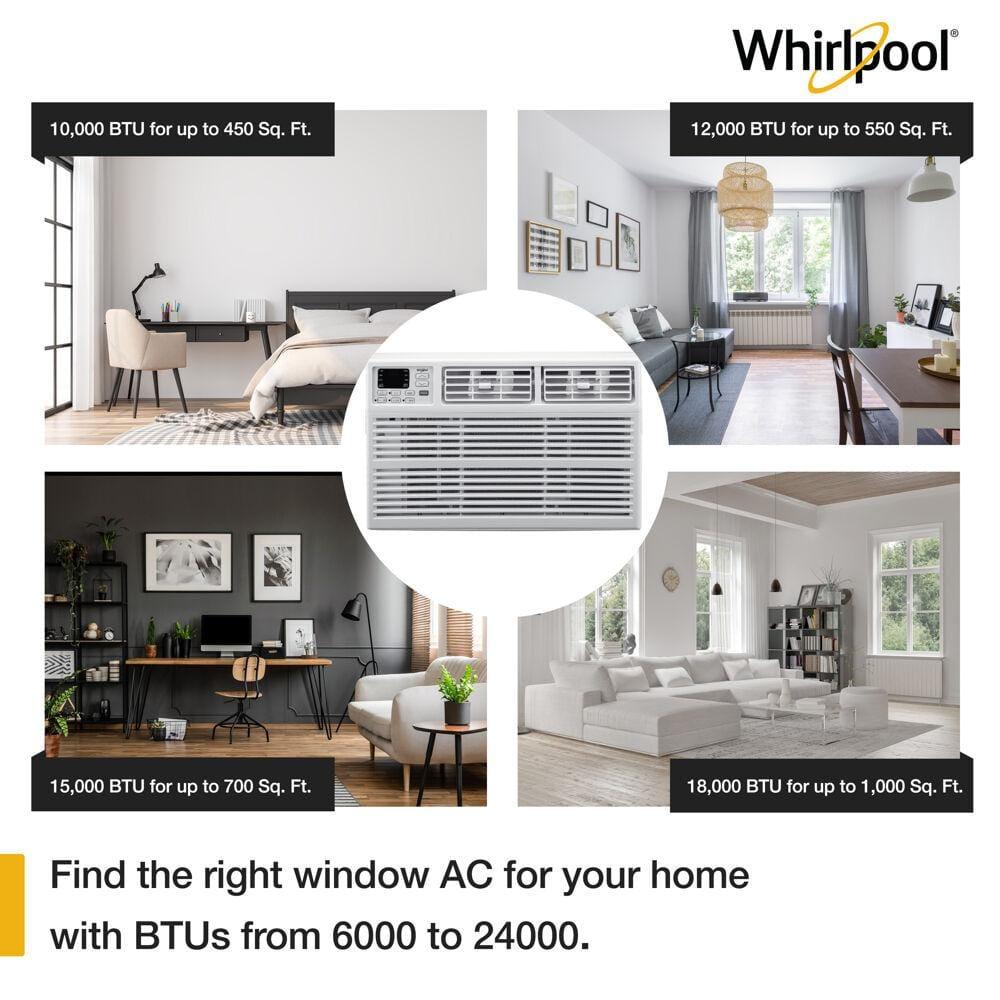 Whirlpool 12000 BTU Energy Star Window Air Conditioner for 550 Square Feet with Remote Included