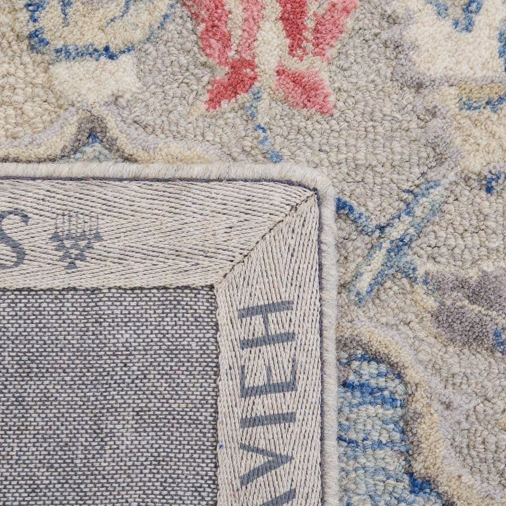 Glamour GLM622 Hand Tufted Runner Rug - Ivory/Red - 2'3"x6' - Safavieh.
