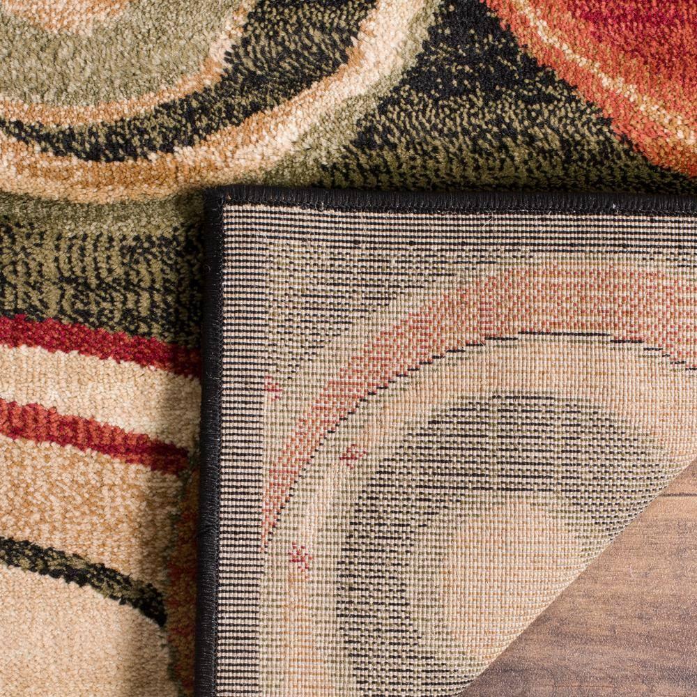 Lyndhurst LNH225 Power Loomed Runner Rug - Black/Multi - 2'3"x6' - Safavieh