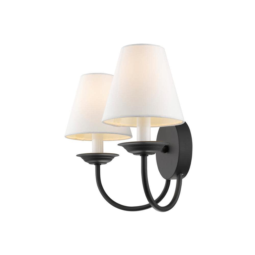 Livex Lighting Mendham 2 - Light Wall Light in  Black