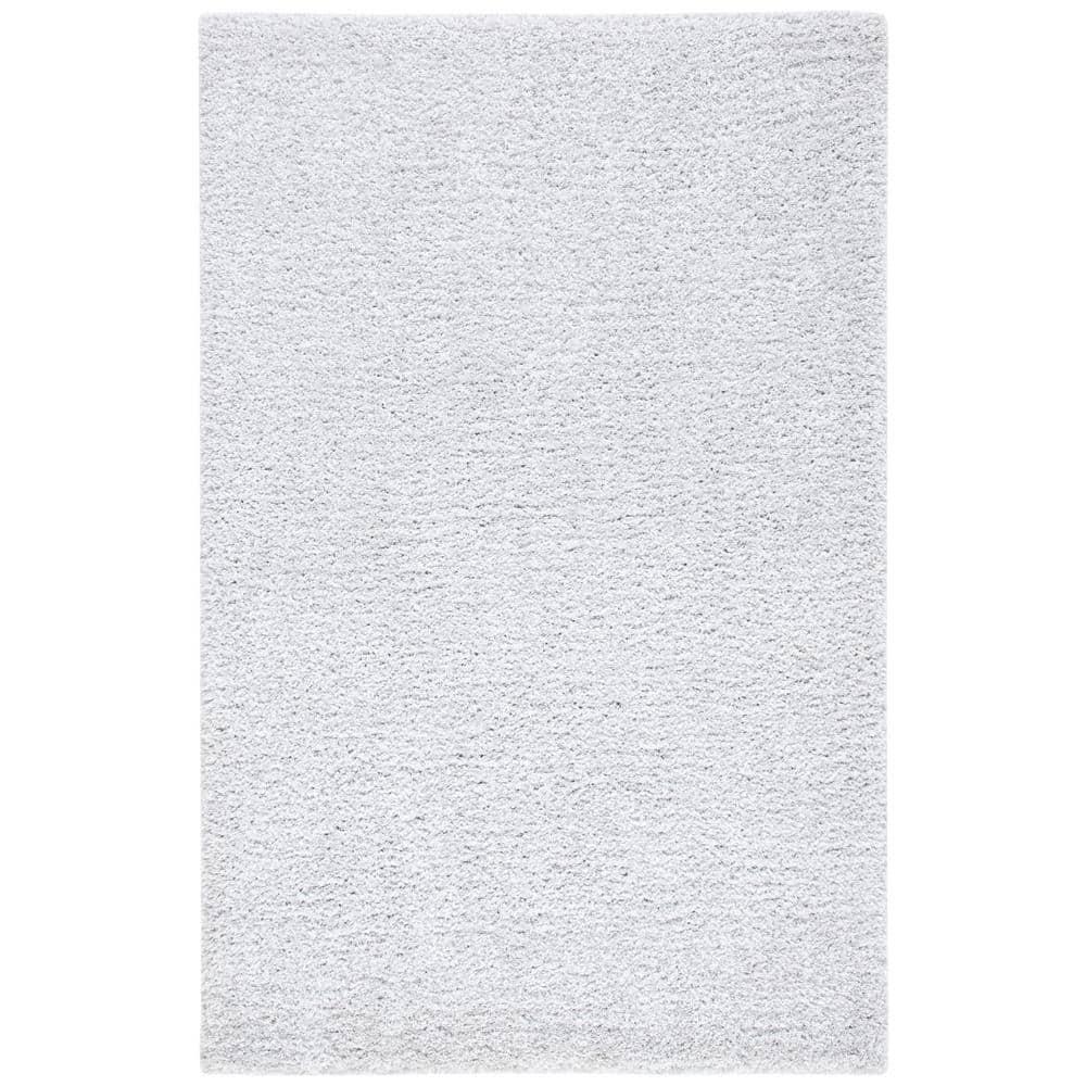 Ultimate Shag SGU211 Hand Tufted Indoor Area Rug - Silver/Ivory - 5'x8' - Safavieh.