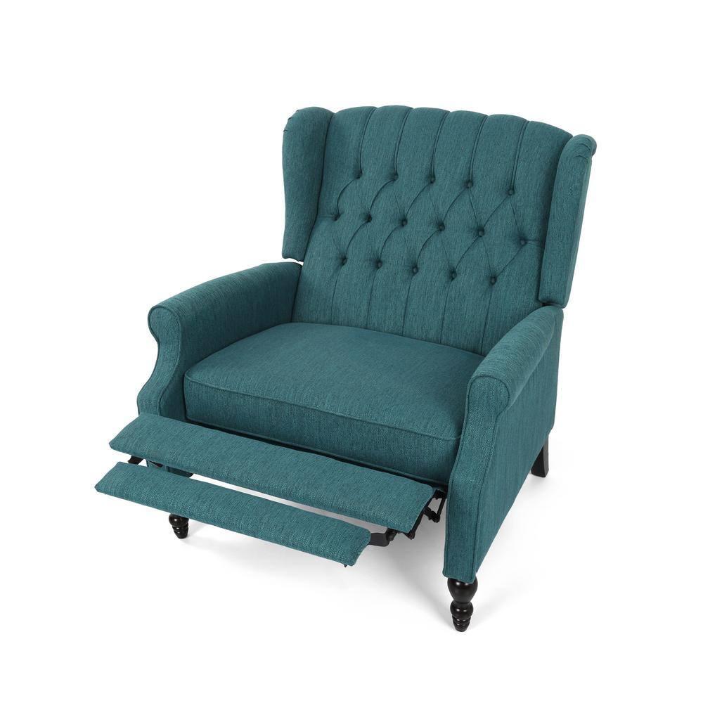 Apaloosa Oversized Wingback Press-Back Recliner Teal - Christopher Knight Home